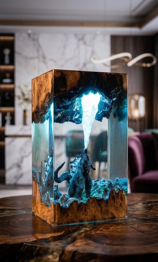 Godzilla Resin Lamp 🦕
